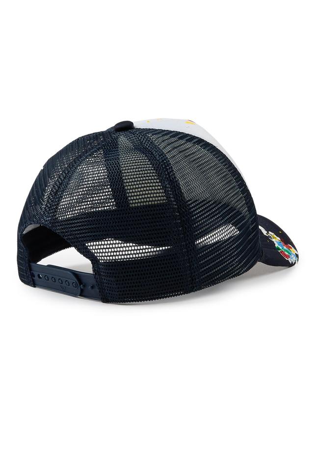 Neptune White/Navy Trucker Hat Male Product Image