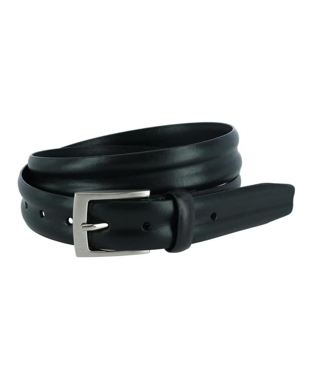 Trafalgar Mens 35MM Center Heat Crease Leather Belt Product Image