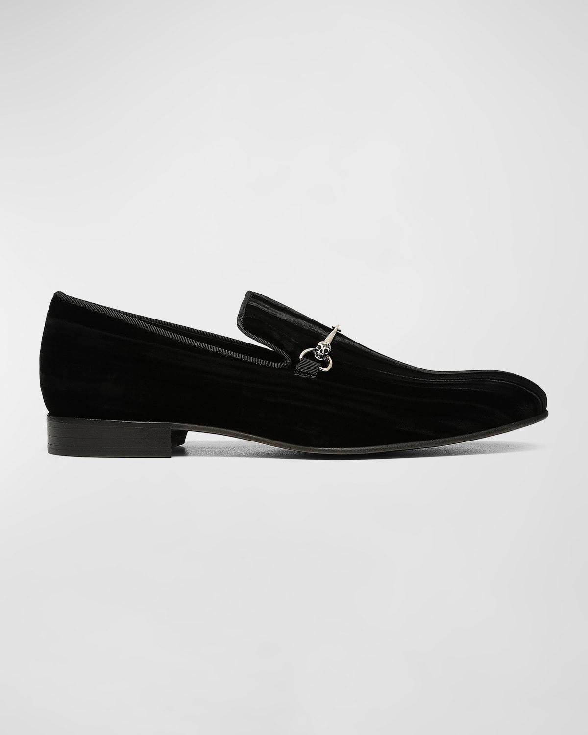 Donald Pliner Shawn Velvet Bit Loafer Product Image