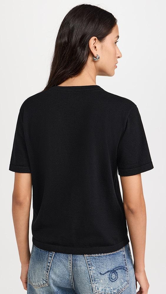 RAILS Cotton Cashmere Short Sleeve Crew Tee | Shopbop Product Image