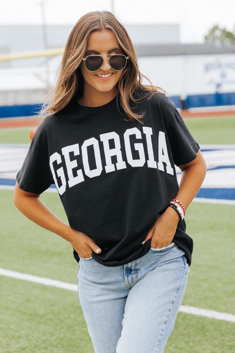 Georgia Black Game Day Tee - FINAL SALE Product Image