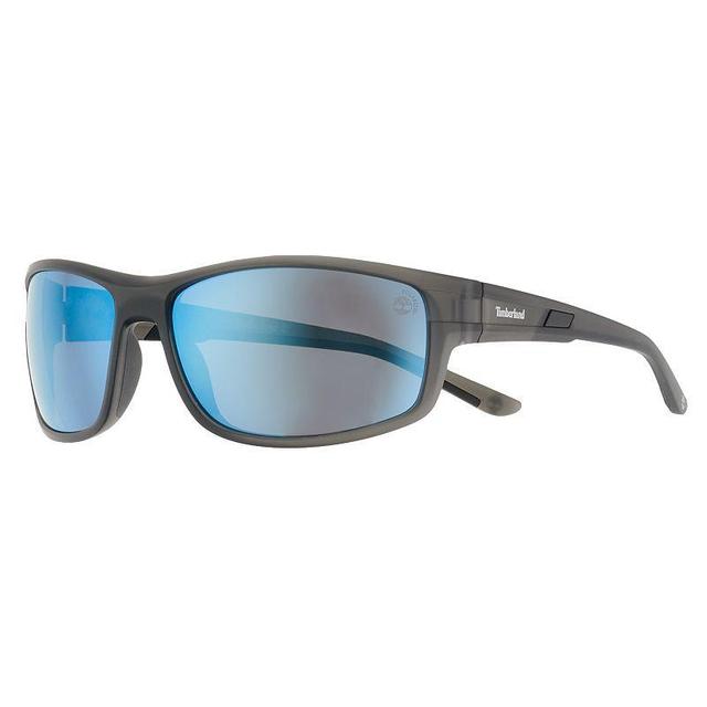 Mens Timberland 66mm Polarized Full Rim Sport Wrap Frame Sunglasses Product Image