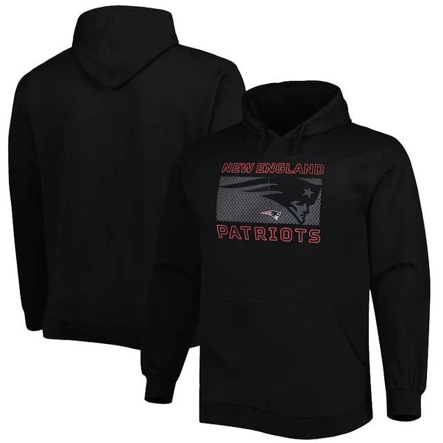 Mens Fanatics Branded New England Patriots Big & Tall Pop of Color Pullover Hoodie Product Image