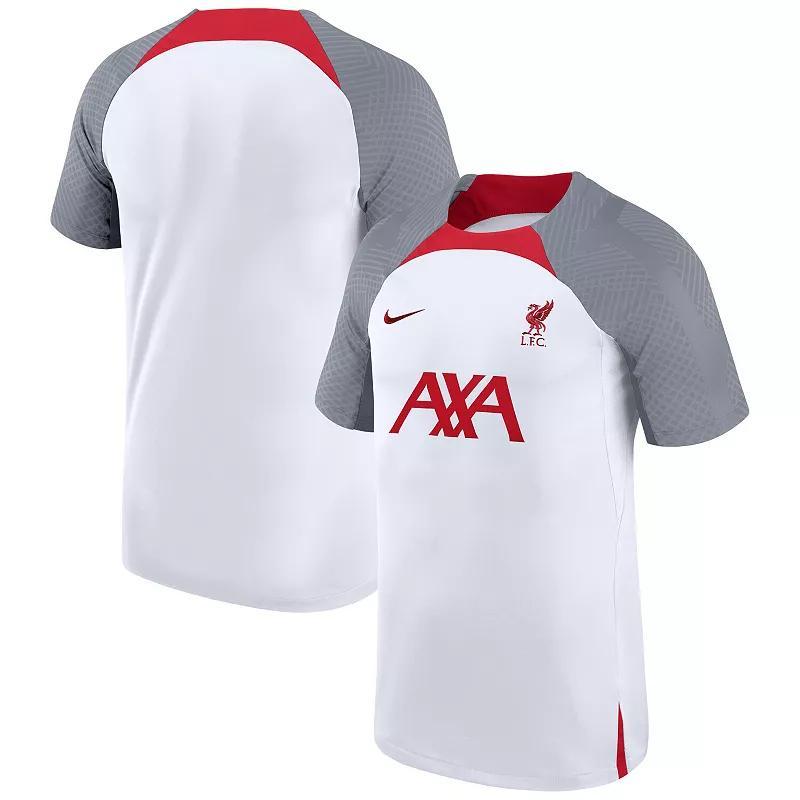 Mens Nike White Liverpool Strike Training Top - White Product Image