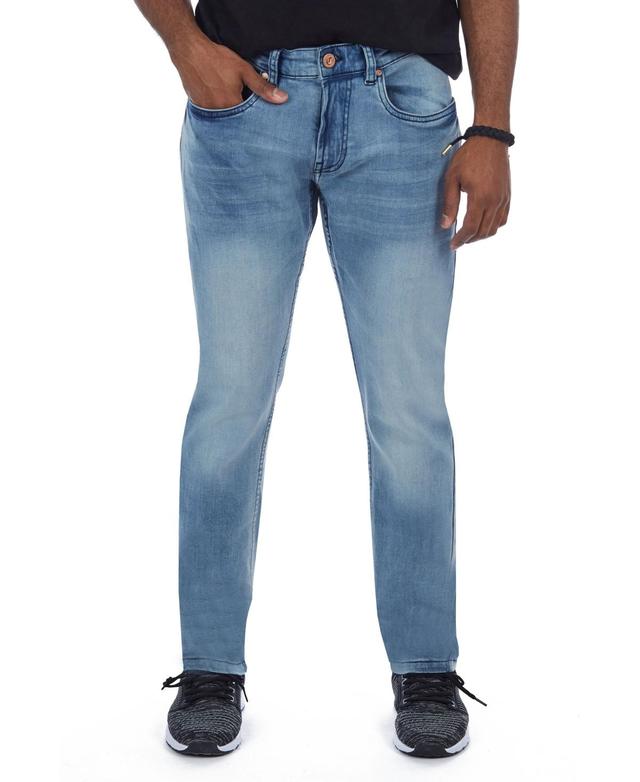 Mens Cultura Skinny-Fit Stretch Jeans Blue Product Image