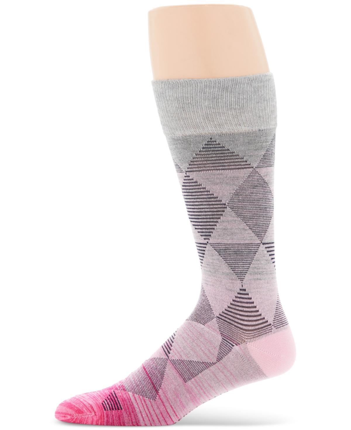 Perry Ellis Portfolio Mens Ombre Diagonal Herringbone Dress Socks Product Image