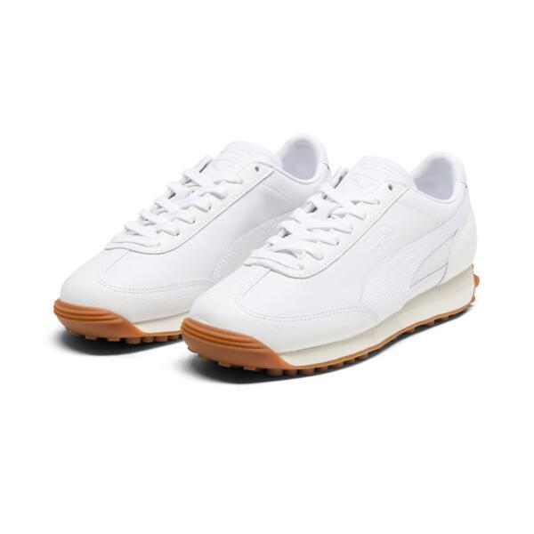 PUMA Easy Rider Leather Women's Sneakers in White/Frosted Ivory Product Image