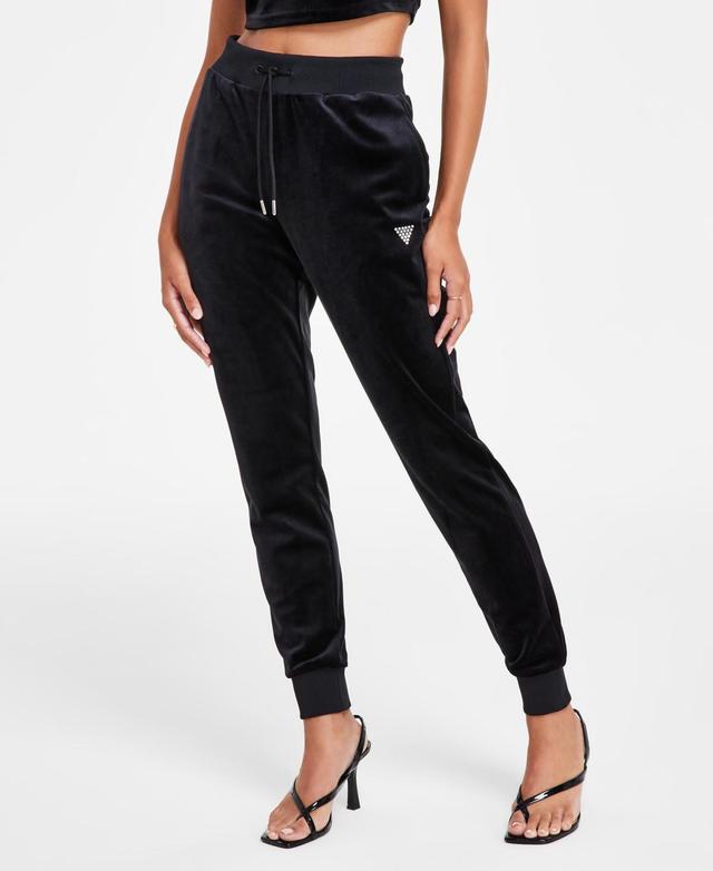 Guess Womens Couture High-Rise Pull-On Jogger Pants Product Image