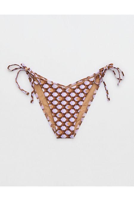 Aerie Low Rise Tie Cheekiest Bikini Bottom Women's Product Image