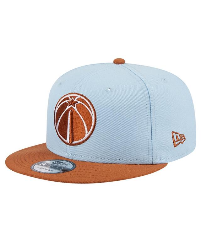 Mens New Era /Brown Washington Wizards 2-Tone Color Pack 9FIFTY Snapback Hat Product Image