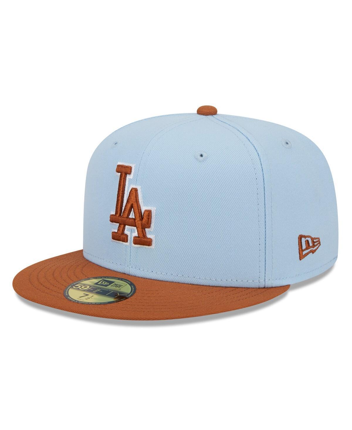 Mens New Era Blue/Brown Chicago White Sox Spring Color Basic Two-Tone 59FIFTY Fitted Hat Product Image