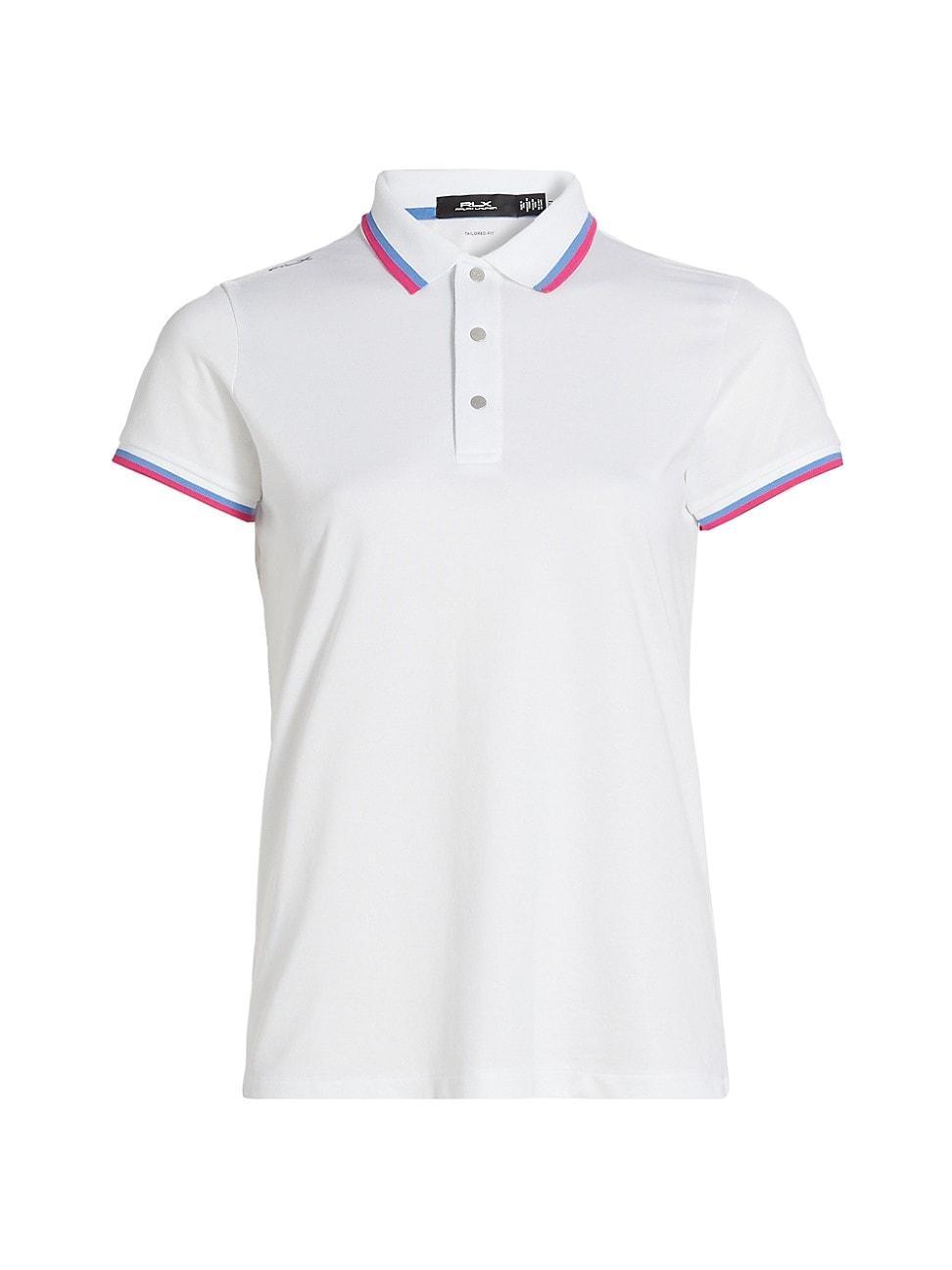 Womens Stretch Piqu Mesh Polo T-Shirt product image