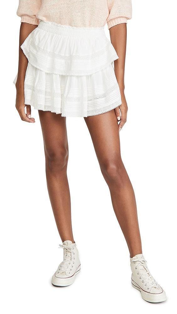 LoveShackFancy Ruffle Mini Skirt | Shopbop Product Image