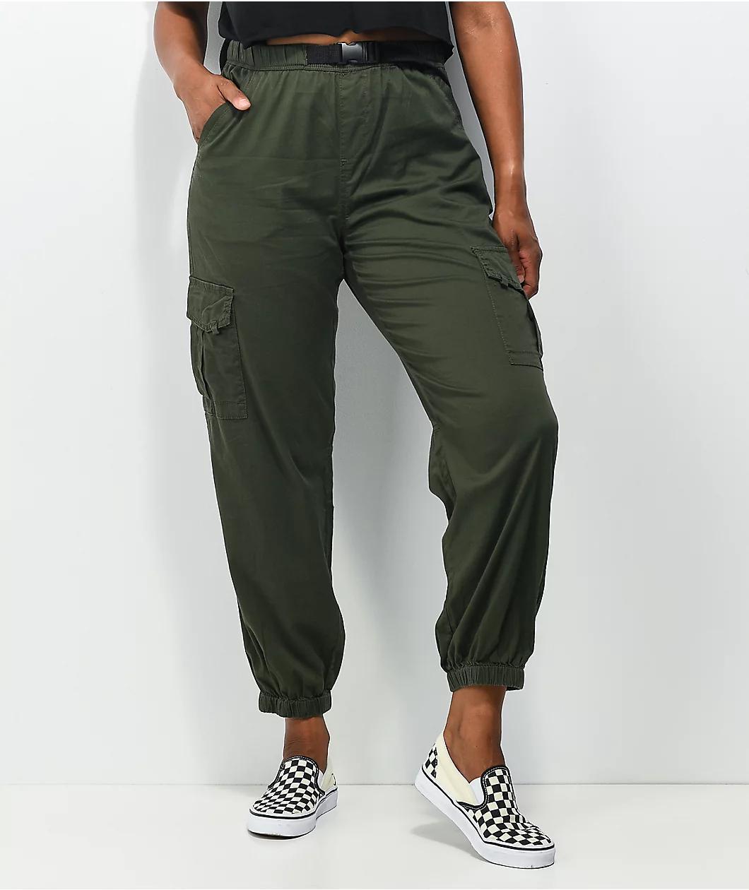 Unionbay Vaughn Green Cargo Jogger Pants Product Image