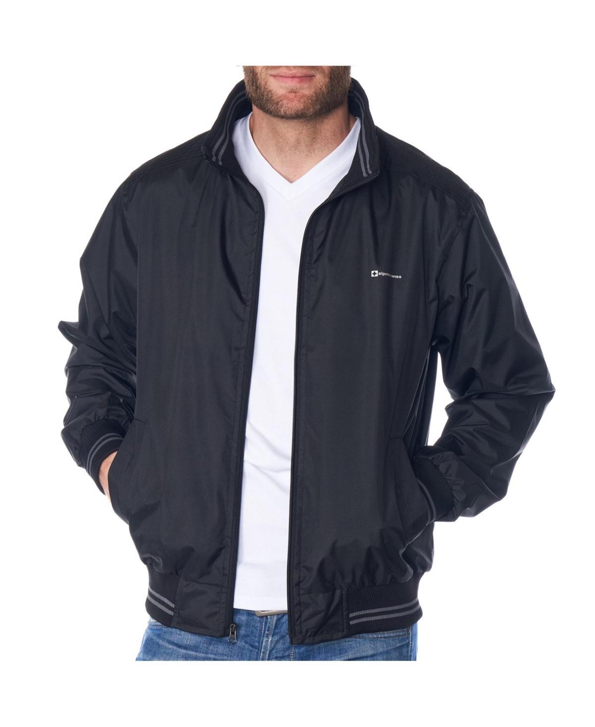 Alpine Swiss Mens Lightweight Bomber Jacket Casual Windbreaker Varsity Coat Product Image