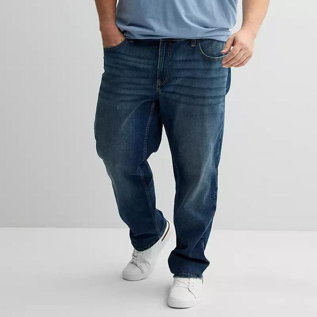 Big & Tall Sonoma Goods For Life Relaxed-Fit Jeans, Mens Blue Product Image