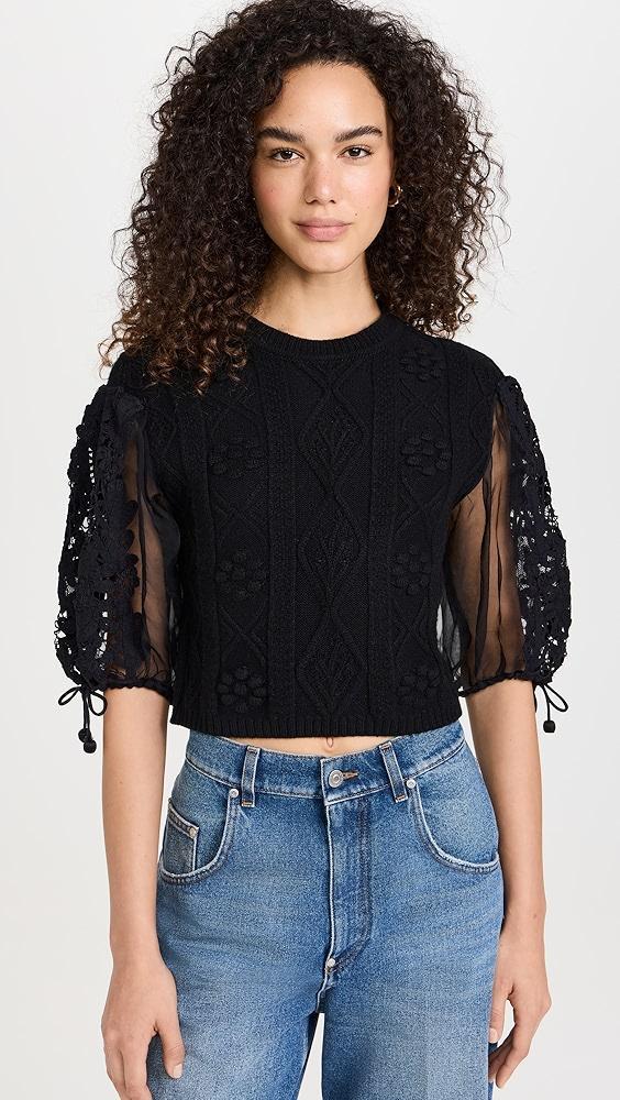 Sea Bente Embroidery Combo Sweater | Shopbop Product Image