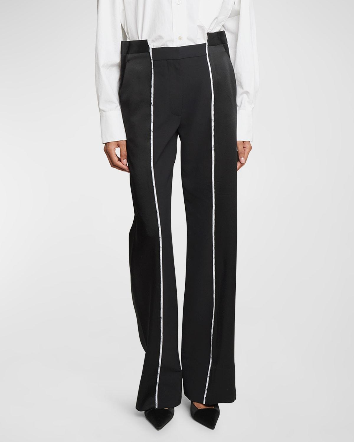 Deconstructed Straight Leg Trousers Product Image