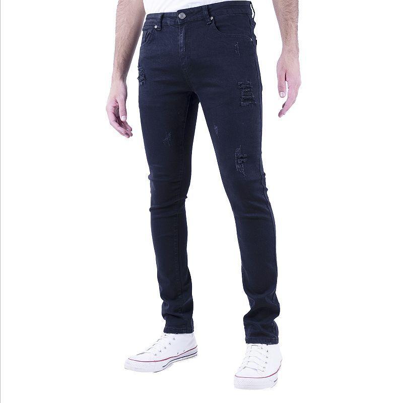 Mens Recess Slim-Fit 5-Pocket Distressed Jeans Product Image