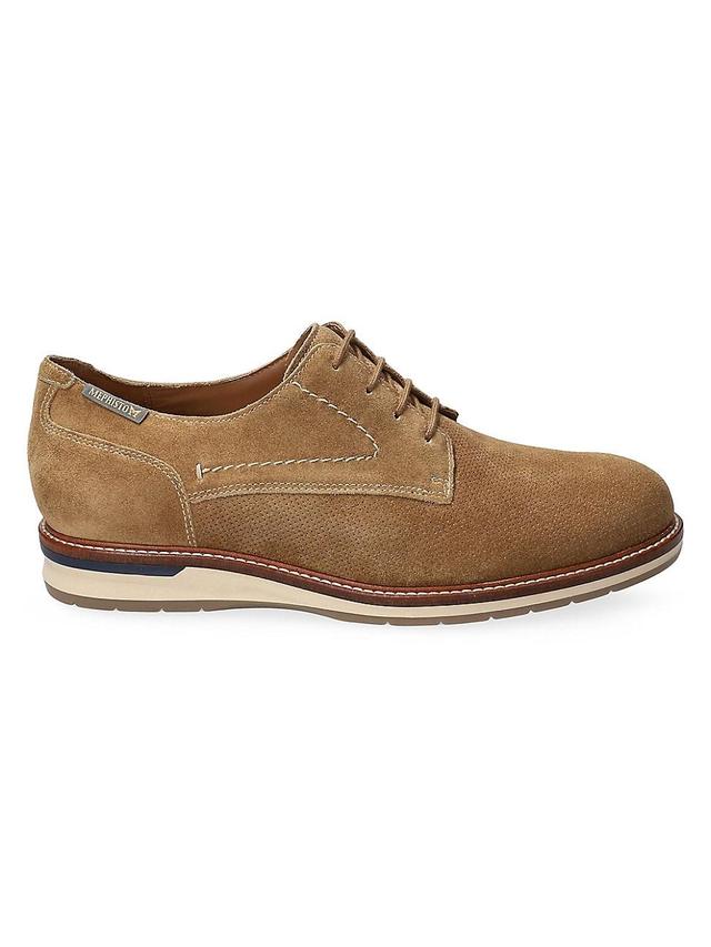 Mens Falco Perforated Suede Oxfords Product Image