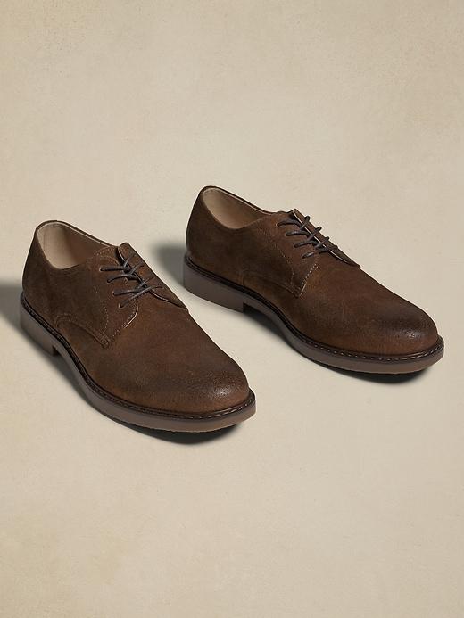 Suede Casual Derby Shoe Product Image