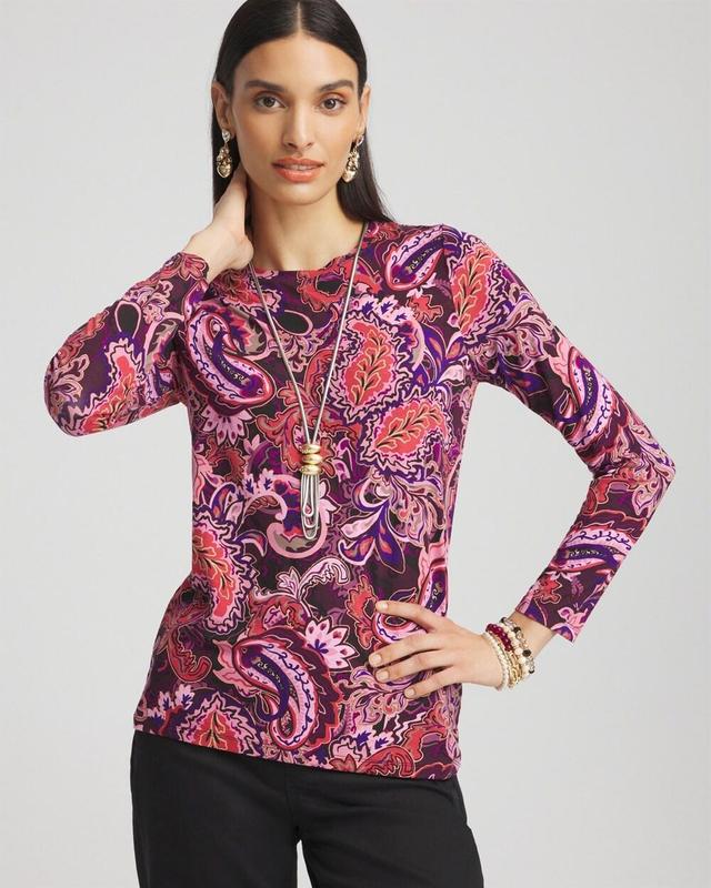 Women's Touch of Cool™ Paisley Layering Tee Product Image