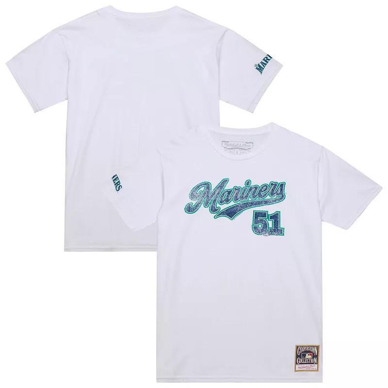 Mens Mitchell & Ness Ichiro Suzuki Seattle Mariners Cooperstown Collection Player T-Shirt Product Image