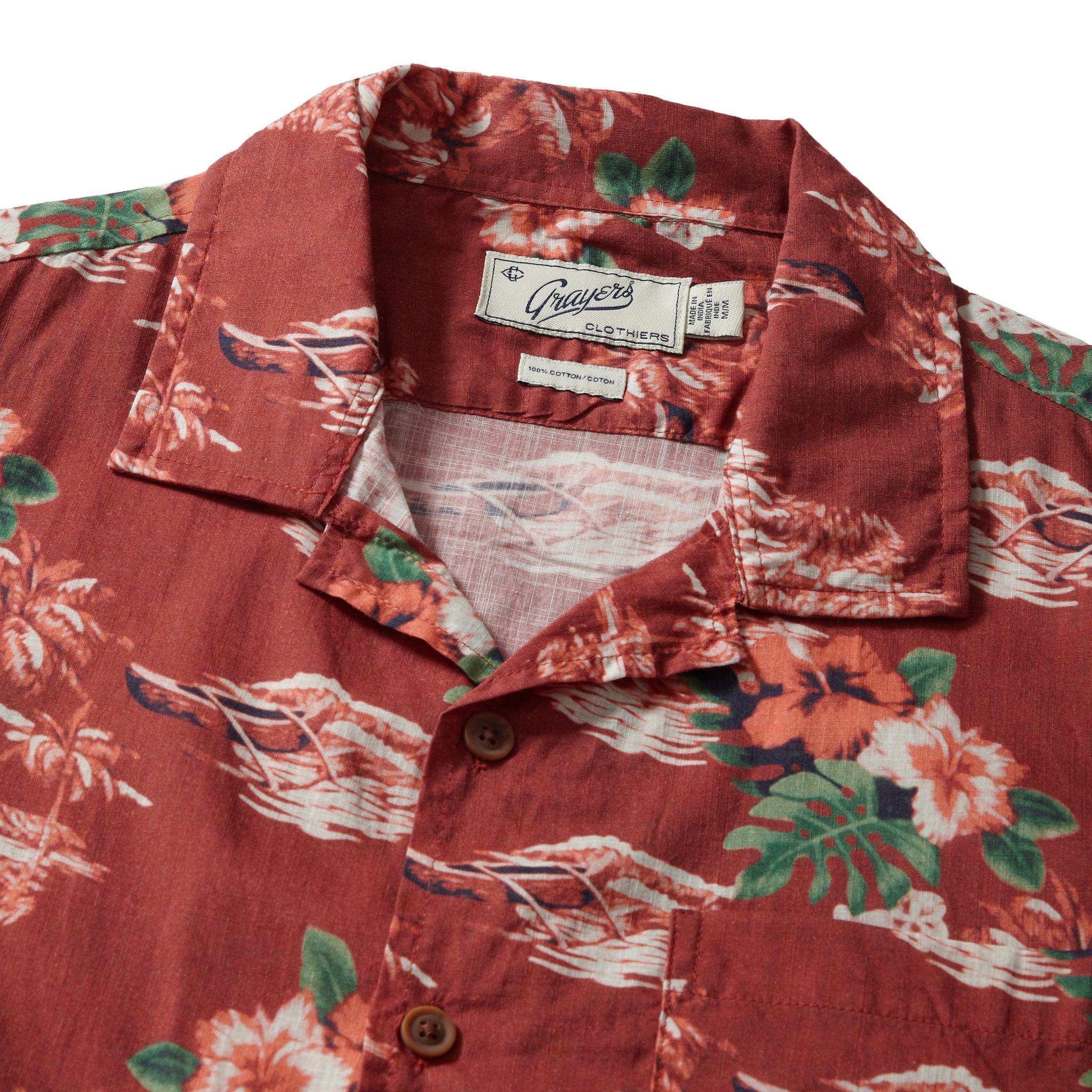 Bali Ha'i Camp Collar Shirt - Bali Hi Red Product Image