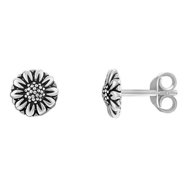 PRIMROSE Sterling Silver Flower Stud Earrings, Womens Product Image