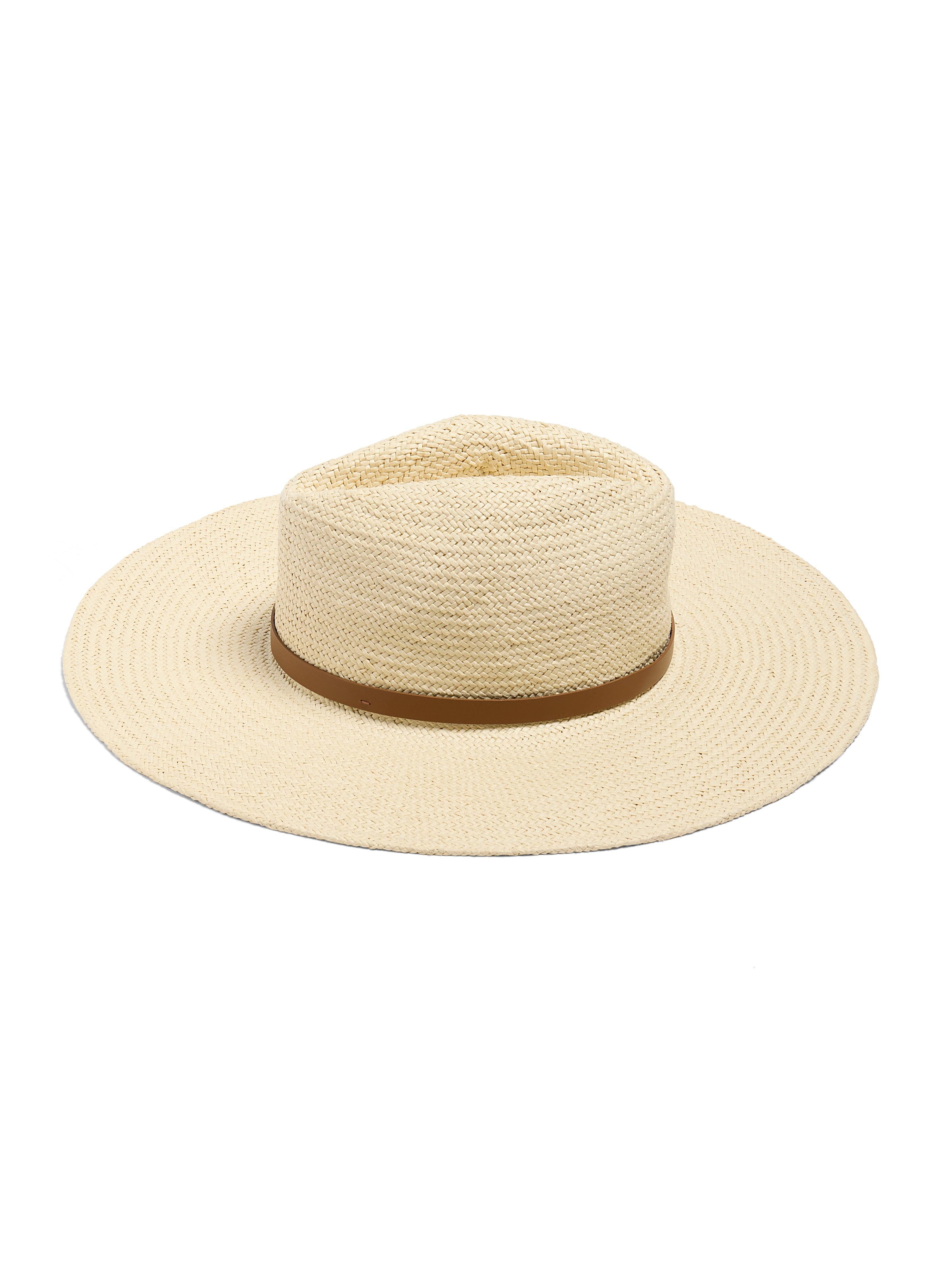 Paper Packable Rancher Hat - Cream Female Product Image