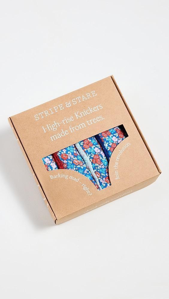 Stripe & Stare High Rise Knickers Four Pack | Shopbop Product Image