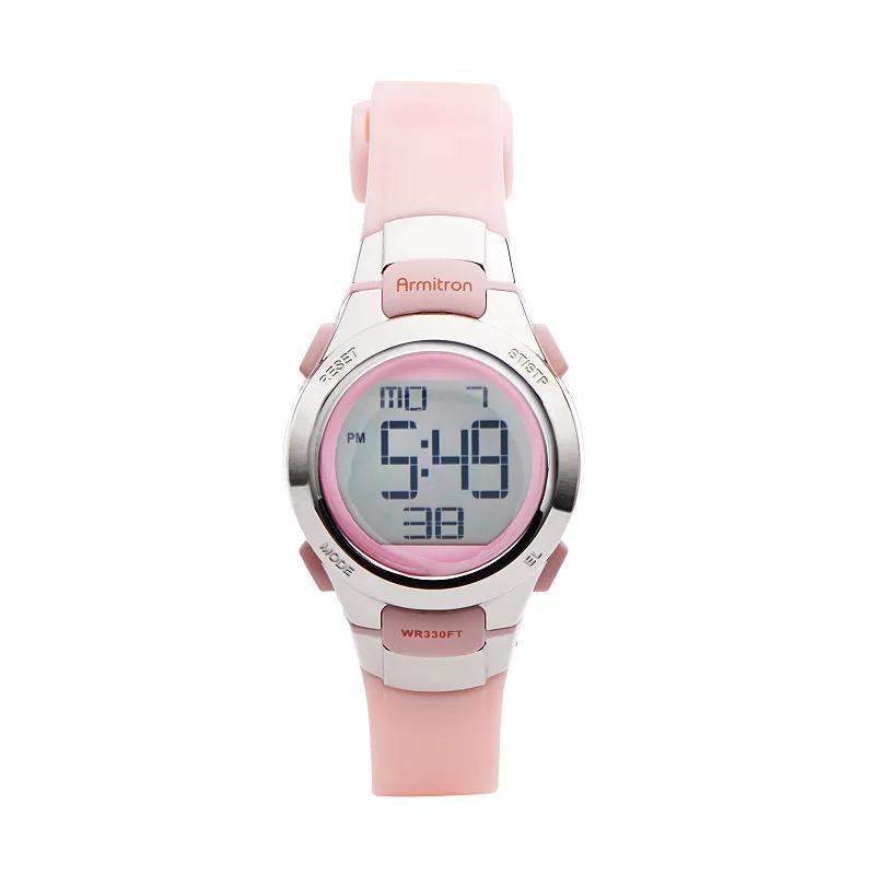 Armitron Womens Digital Chronograph Watch Pink Product Image