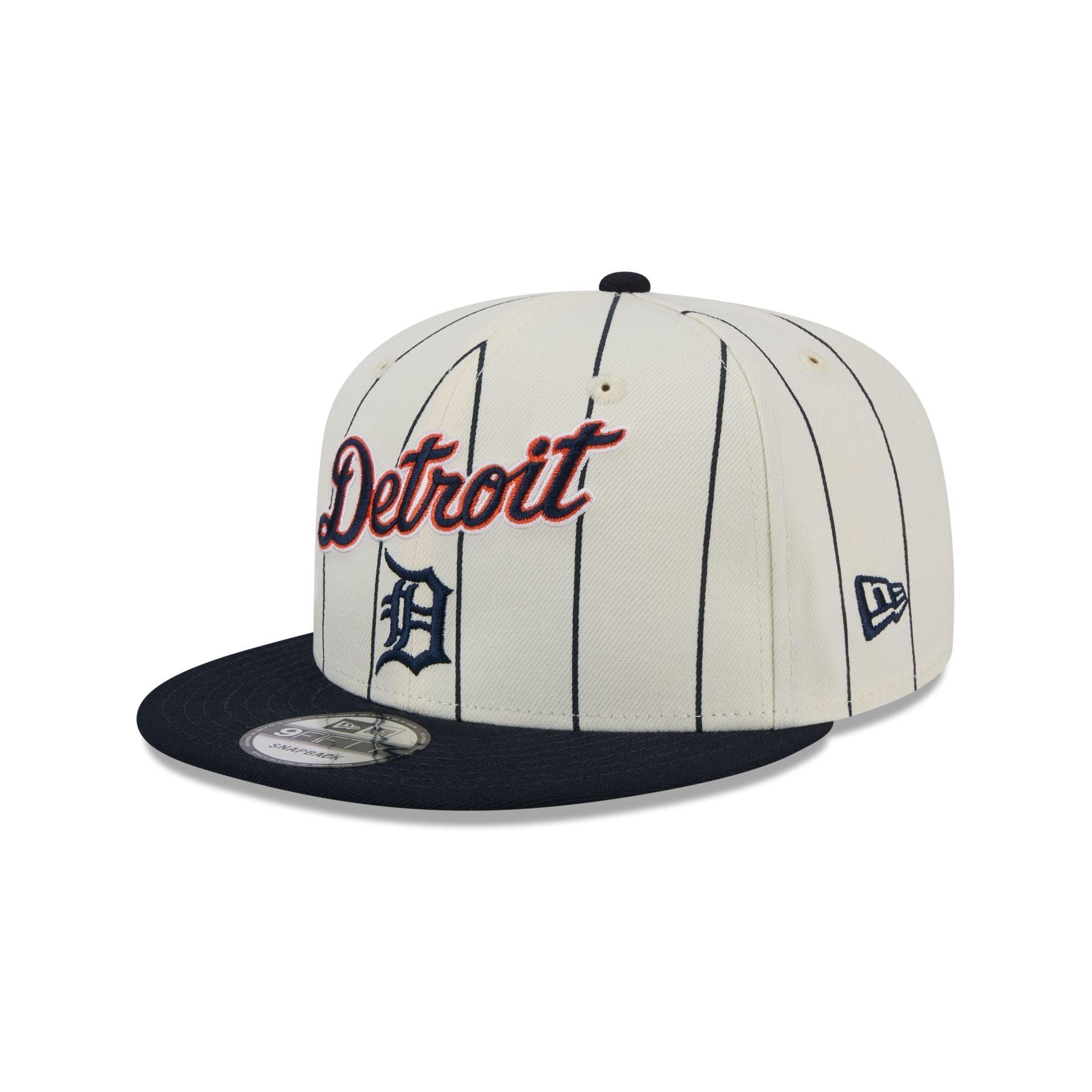 Detroit Tigers Jersey Pinstripe 9FIFTY Snapback Hat Male Product Image