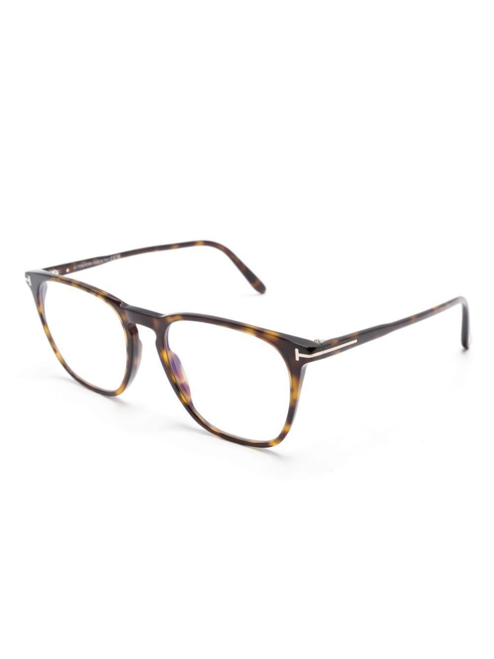 Square-frame Glasses In Brown Product Image