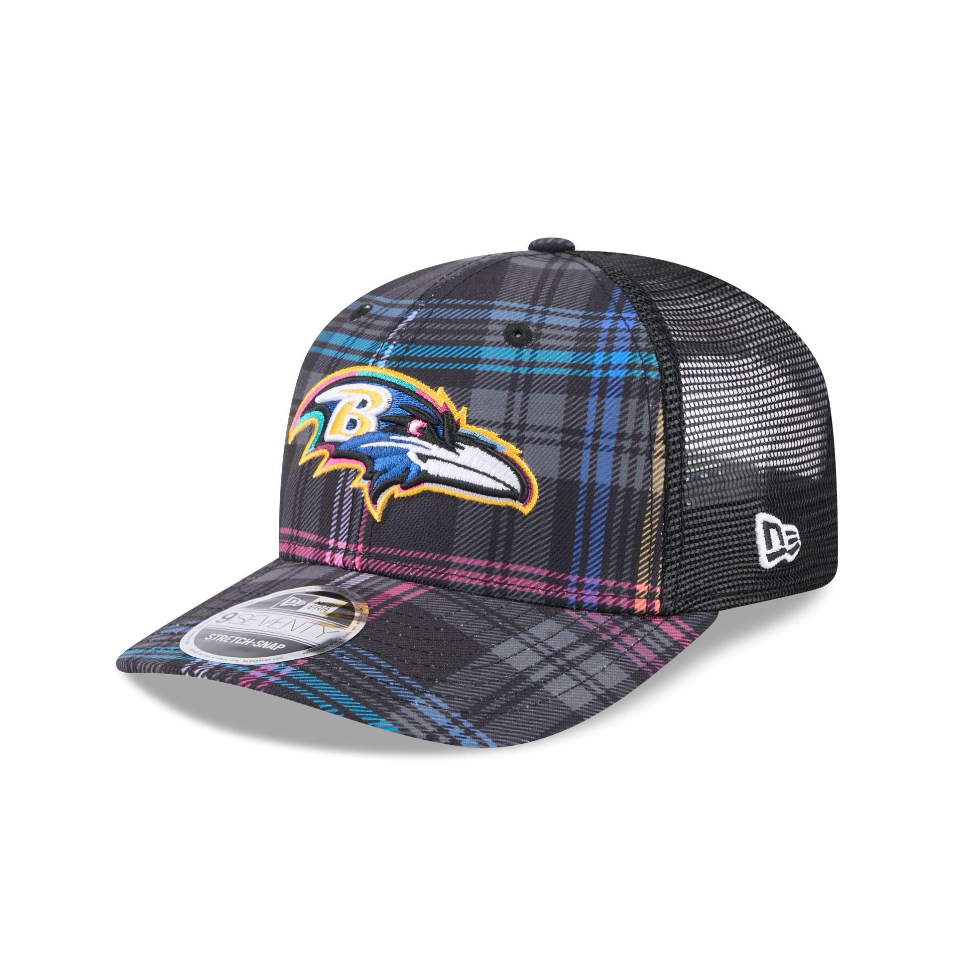 Baltimore Ravens 2024 Crucial Catch 9SEVENTY Trucker Hat Male Product Image