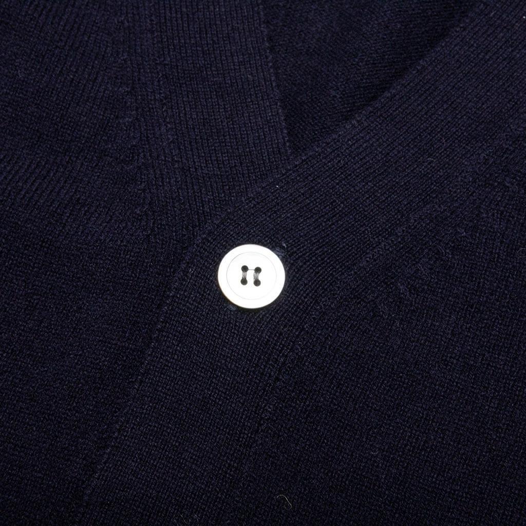 Comme des Garcons PLAY x the Artist Invader Button Cardigan - Navy Male Product Image