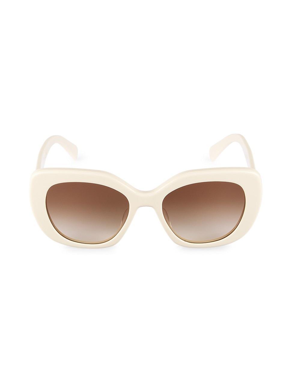 CELINE Triomphe 55mm Rectangular Sunglasses Product Image