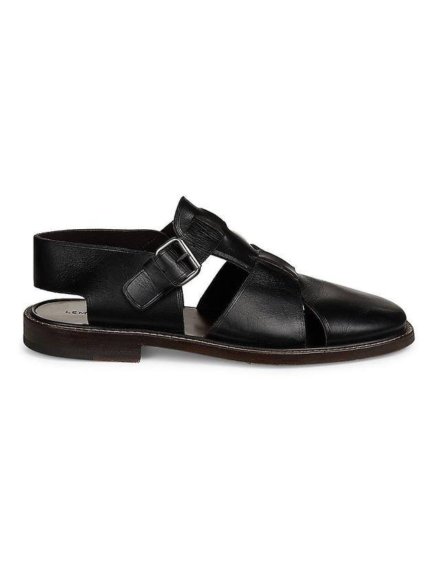 Mens Lemaire Fisherman Leather Sandals Product Image