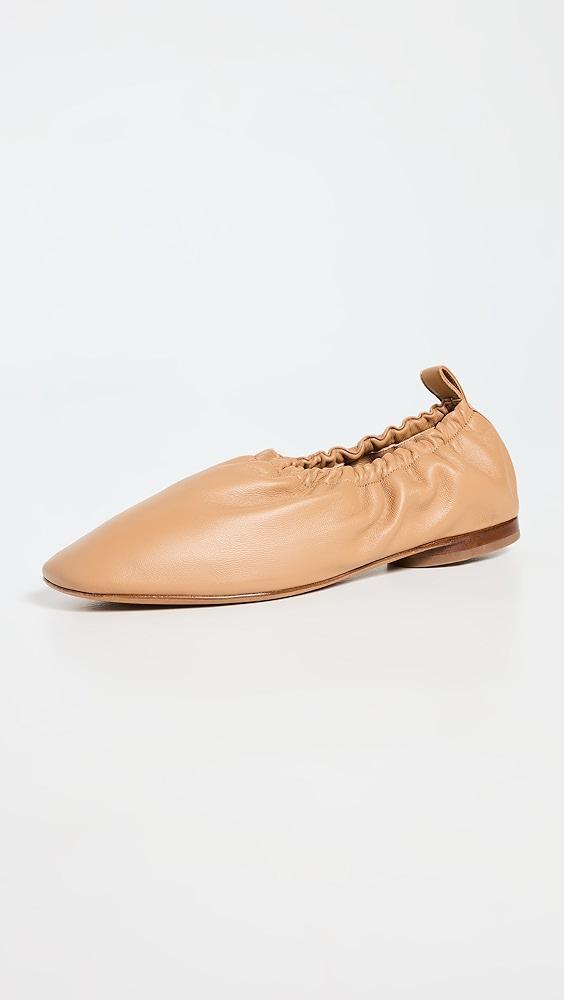 Mansur Gavriel Glove Ruched Ballerina Flats | Shopbop Product Image