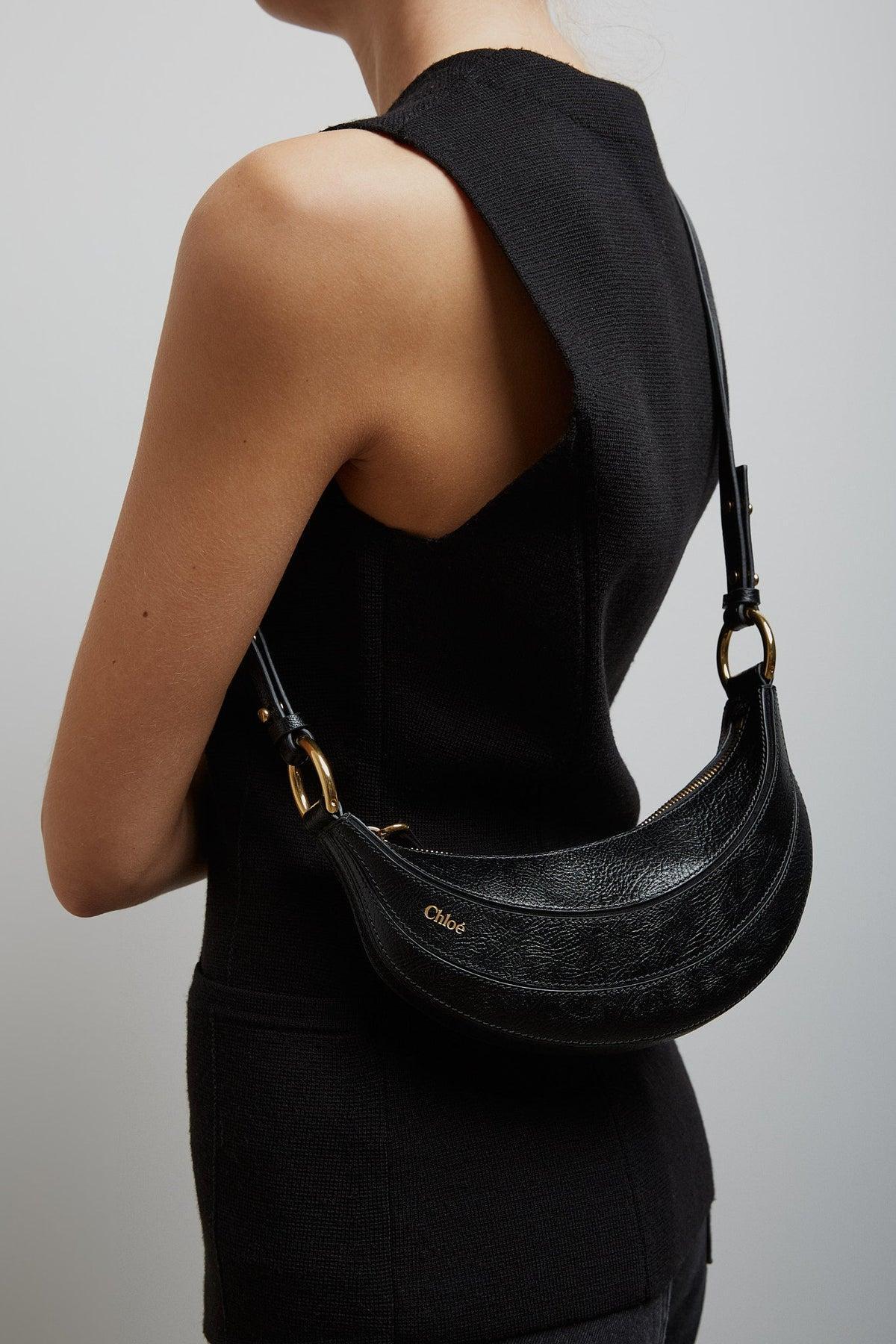 CHLOÉ Chloe Banananas Black Crossbody Bag Product Image