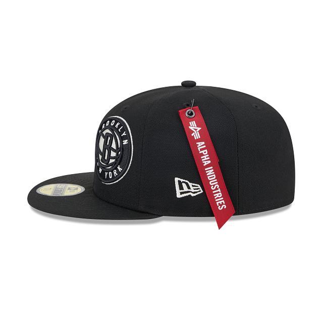 Alpha Industries X Brooklyn Nets Dual Logo 59FIFTY Fitted  Product Image