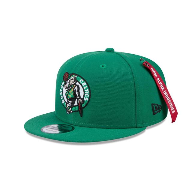 Alpha Industries x Boston Celtics Green 9FIFTY Snapback Hat Male Product Image