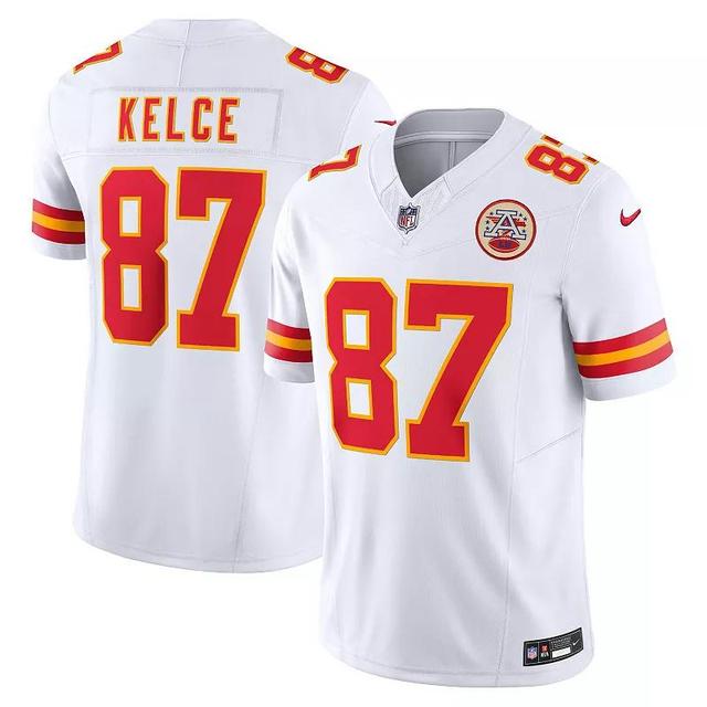 Nike Mens Travis Kelce Kansas City Chiefs Vapor F.u.s.e. Limited Jersey - White Product Image