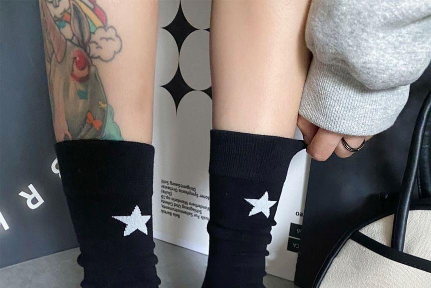 Star Crew Socks Product Image