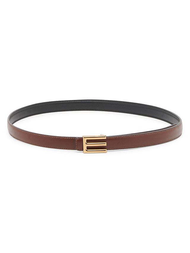 Womens Reversible Leather Belt Product Image