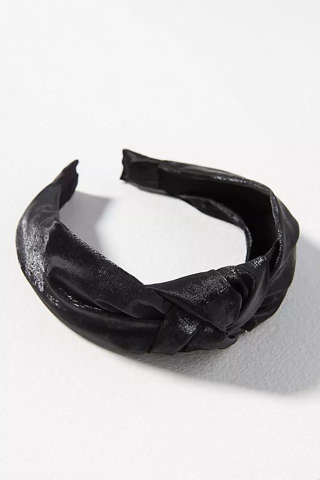 Everly Faux-Leather Knot Headband Product Image