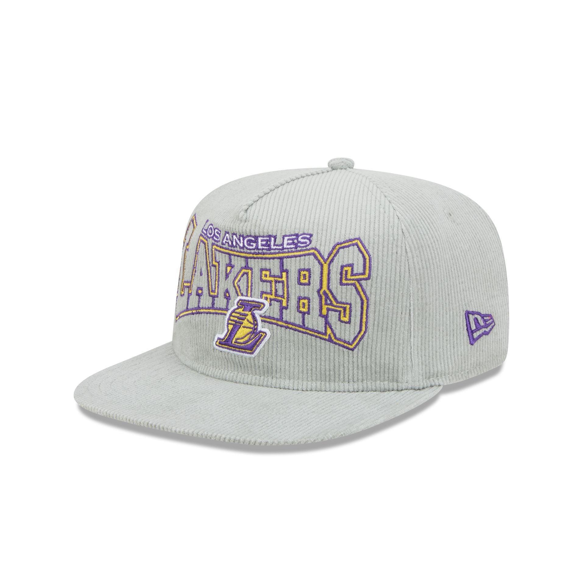 Los Angeles Lakers Gray Cord Golfer Hat Male Product Image