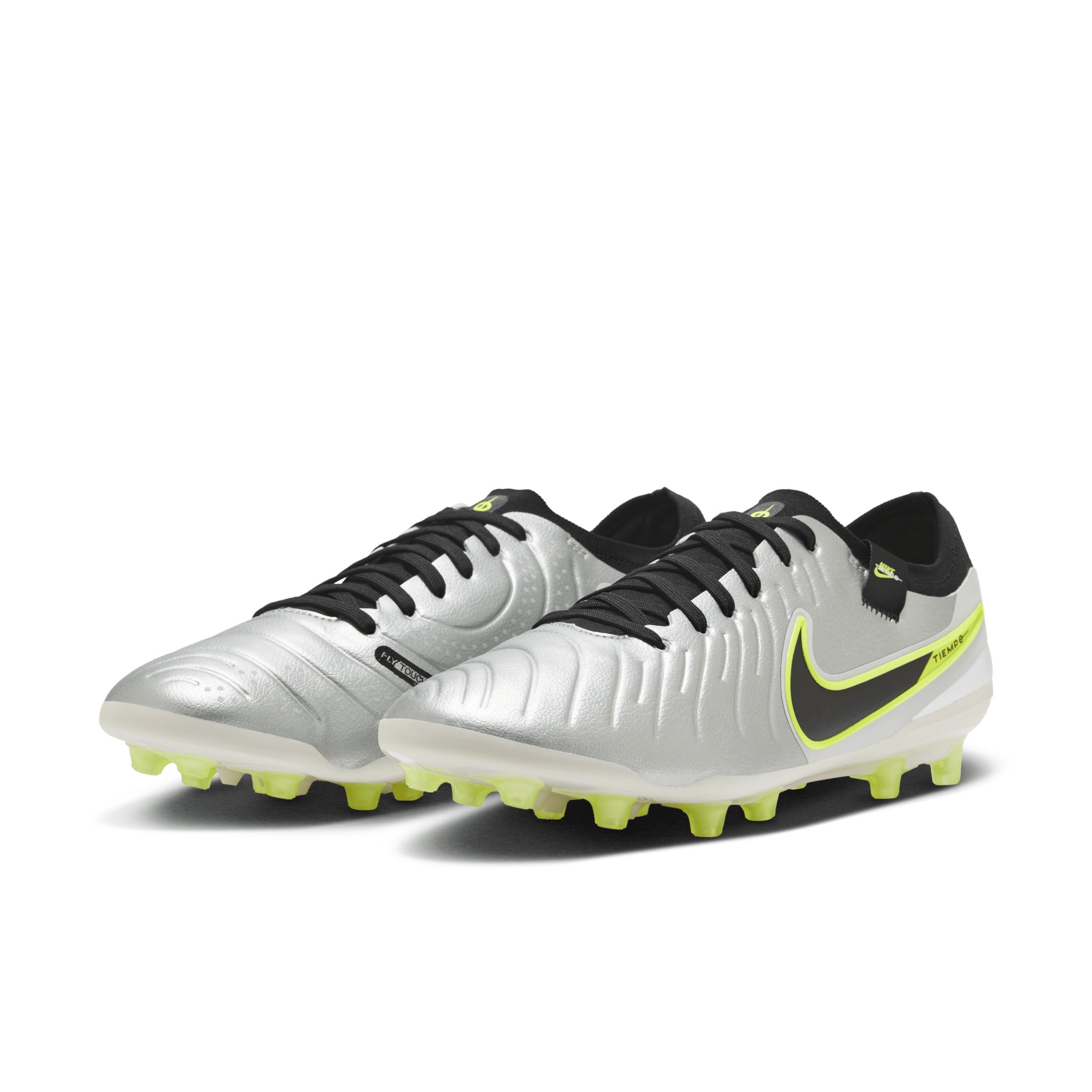 Nike Mens Tiempo Legend 10 Pro Artificial-Grass Low-Top Soccer Cleats Product Image