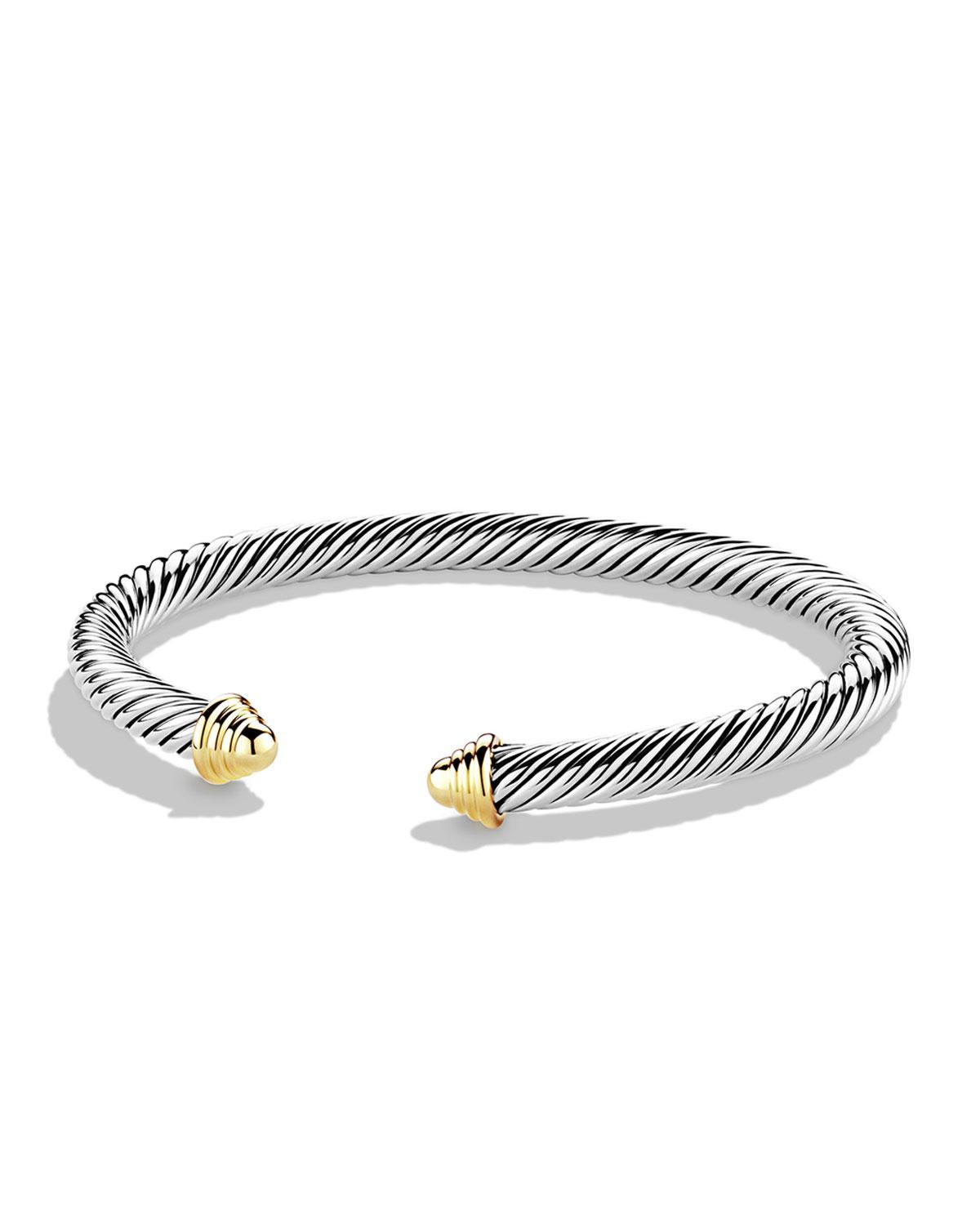 Womens Cable Classics Bracelet in Sterling Silver Product Image