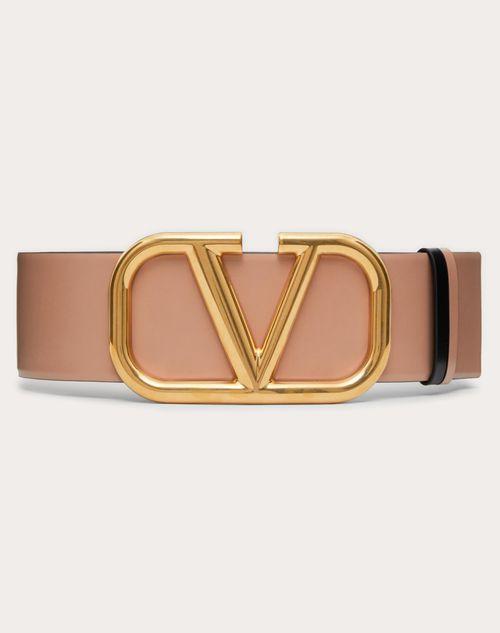 REVERSIBLE VLOGO SIGNATURE BELT IN GLOSSY CALFSKIN 70 MM Product Image